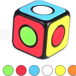 hawkister QiYi 02 1x1 Speed Cube Fidget Spinner Magic Puzzle image 5