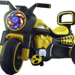 Storm Bike Tricycle for Kids | Toddler Trike | Headlight, Music, Eva Wheels | Curved Seat & backrest | Push Along Pedal Trike for 15 Months to 3 Years Tricycle-picture-18