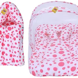 Baby Mattress with Mosquito Net & Sleeping Bag Combo 0-6 Months standard crib-image-14