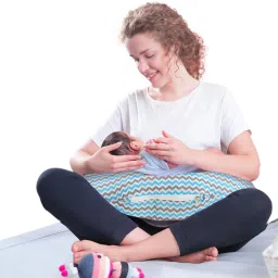 Cotton New Born Breast Feeding Pillow for Baby Infant Support for Baby and Mom Breastfeeding Pillow-image-36