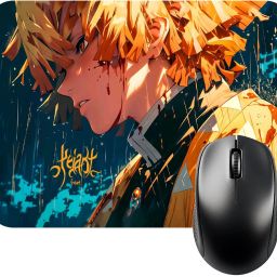 FINIXSTORE Premium Zenitsu In Rain - Art Printed (9 inch x 7 inch) Non Slip Base Mousepad-image-98