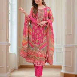 Self Design Kurta, Salwar & Dupatta Set-picture-2
