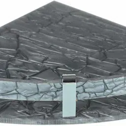 Wall Mount Modern Corner Shelf - 12 X 12 Inch, Pack of 1, Marble Black Acrylic Wall Shelf-picture-22