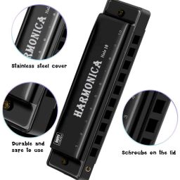 Mouth Organ Harmonica Musical Instrument (BALCK)-image-90