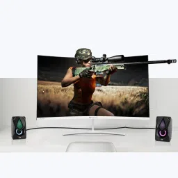 ZEBRONICS WARRIOR II USB , LED LIGHTS WITH POWERED AND VOLUME CONTROL 10 W Laptop/Desktop Speaker image 5
