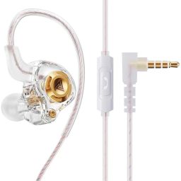 QKZ AK6 SRS In-Ear Monitor with Mic, 11mm Dynamic Driver with 3.5mm Jack Wired Headset-image-14