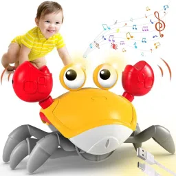 Electric Crab Walking Sensor Crawling Toy Colorful Lights & USB Rechargeable-33