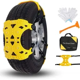 Anti-Skid Snow Chains for Cars Combo-11
