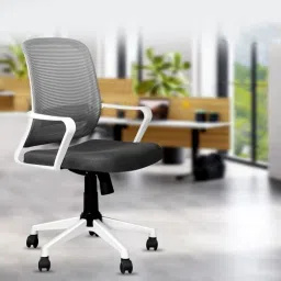 Mesh Office Adjustable Arm Chair-image-77