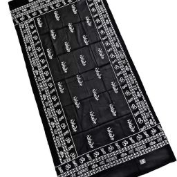 Printed Pure Cotton Men Black Fancy Scarf, Scarf, Stole, Faux Turtleneck Neck Cover-image-123