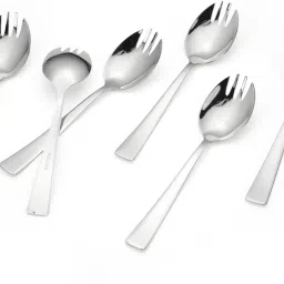 Montavo Milan Snack Fork, spoon cum fork, 2-in-1 Stainless Steel Spork Set-19