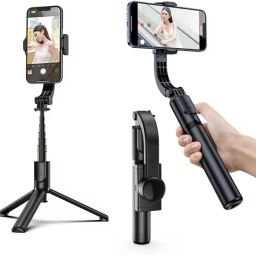 Flipkart SmartBuy Gimbal stabilizers 360 Rotation Video Holder Tripod Stand Smart Shooting Selfie Single Gimbal for Mobile, Camera-12