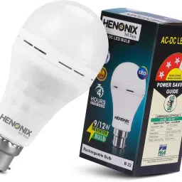 henonix 12W LED Bulbs Set of 3 – High Brightness 4 hrs Bulb Emergency Light image 5