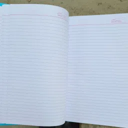 first click Delta Fish Notebook 1 Register (Hard Bound) 480 Page Size : 20 x 32 cm Book-size Notebook RULED 480 Pages image 2