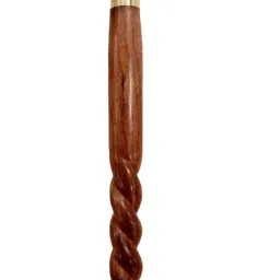 Morning wooden walking stick in full rope design for men and women Walking Stick-image-26