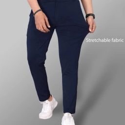 Men Regular Fit Multicolor Lycra Blend Trousers-image-92
