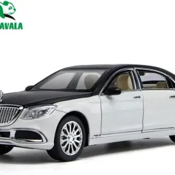 MERCEDES MAYBACH S600 1:24 Big Size Diecast scale model Metal pull back toy car-image-59