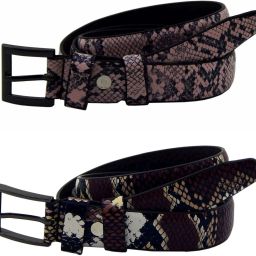 Women Multicolor Artificial Leather, Synthetic Belt-image-96