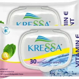 Refreshing Face Wet Wipes Vitamin-E Mint Pack of 2 (Vitamin E Mint)-13