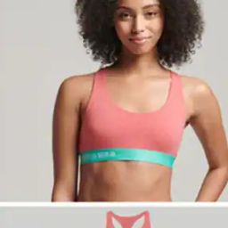 Offset Logo Print Crop Bralette-image-16