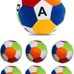 Best Quality Super Soft mini ball(6) & Football combo Toy for kids- 25 cm-18