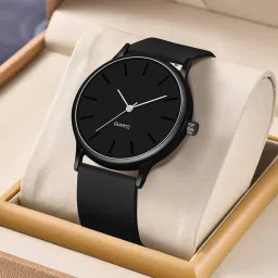 blue pearl Analog Watch - For Men New Combo Of Square Dial and Silicone Strap image 2