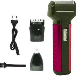 TUIO Professional Shaver With Clipper and 3 in 1 Beard, Nose and Ear Waterproof Hair Trimmer for Men Grooming Kit 60 minRuntime 3 Length Settings-60
