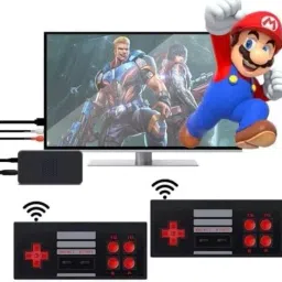 Gadgetzilla HD 4k Tv Video Game Set for Tv Gaming 2 Player Wireless Extreme Mini Game Box 2 GB with YES-10