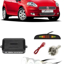 YB117 Silver Car Reverse Parking Sensor with LED Display 4 Sensor Y117 Parking Sensor-1