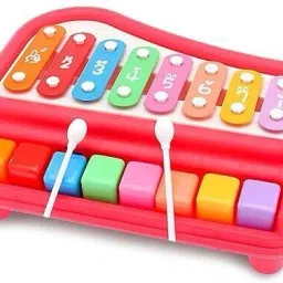 2 in 1 Piano Xylophone Musical Instrument with 8 Keys-17