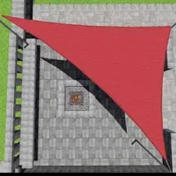 SHADE NET TRIANGEL 10X10X10 Tent - For For UV RESISTANT WITH 90% BLOCK SHADENET FOR ROOFTOP,GARDEN, ,BELCONY 4 SIDE CLIP-picture-15