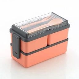 Lunch box 3 compartment BPA free 1400ML 3 Containers Lunch Box-image-44