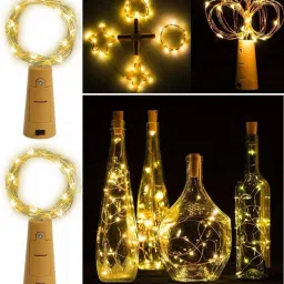 tinygifts 20 LEDs 2.01 m Yellow Steady String Rice Lights image 3