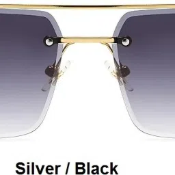 UV Protection, Polarized Retro Square Sunglasses (Free Size)-picture-16