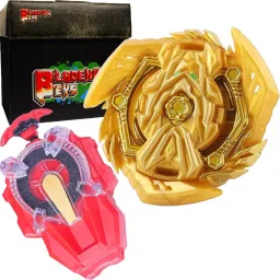 B00-134 gold Slash' Valkyrie Blitz' Power Retsu (gold)+Sparking Launcher+Toy Box-image-7