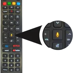 Solid Jio Fiber Set Top Box Voice Remote Replacement Voice Supported Remote Control Jio Fiber Set Top Box Remote Controller image 3
