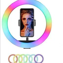 IMMUTABLE 51 _ RT-APEL-HEAD_10inch RGB LED Ring Light with 16 Color Modes Lighting Kit with Stand, Camera Photo Studio LED Lighting Portrait YouTube Video Shooting Ring Flash-image-9