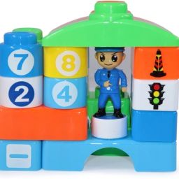 Police Intelligent World Number Blocks -Building and Construction 28 Piece Set-15