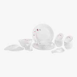 Pack of 37 Opalware Dazzle Lush Fiesta Dinner Set-23