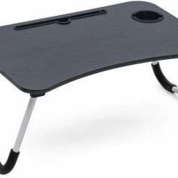 MATT BLACK Wood Portable Laptop Table-4