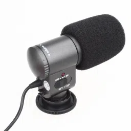 Power Smart Professional Stereo Mic SG-109 for NKN CANN DSLR DV Camcorder Camera Microphone-12