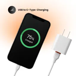 OOGE Type C 1 m Rope 4 USB to Type-C Fast Charging Cable (45W), Power Pulse, Tangle Resistant image 3