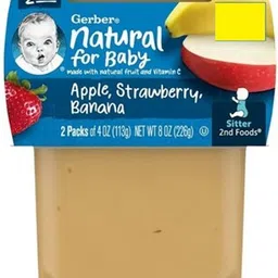gerber Apple Starwberry Banan Baby Food Cereal-picture-16