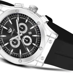 Date Dial Analog Watch with Blue Magnetic Lock Strap Analog Watch- For Men MK-4087R-picture-36