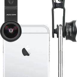 ADCOM AD-16MM Professional HD 4K No Deformation 120° Wide Angle + 12x Macro Mobile Phone Camera Lens - Universal Clip On Cell Phone Travel Lens for Professional Photography Compatible with All iPhone & Android Smartphones Mobile Phone Lens image 2