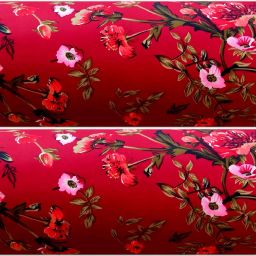 Round Bolster Microfibre Floral Sleeping Pillow Pack of 2-26