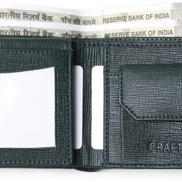 Men Casual Green Artificial Leather RFID Wallet-image-45