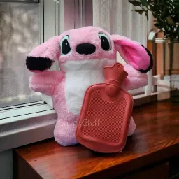 Stitch Teddy Bear Hot Water Bag for Soothing Relaxation and Period Cramp Relief- 30 cm-picture-25