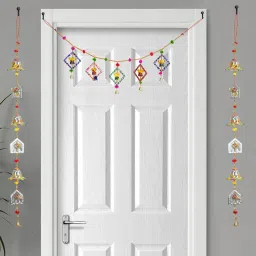 ganesh Wind Chimes Full Door Wall Hanging for Home Décor Paper Windchime-image-99
