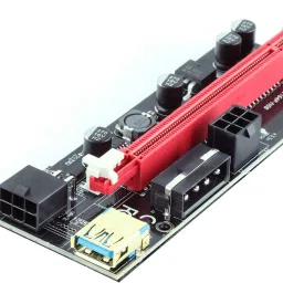 Xsentuals PCIe Riser for Bitcoin ETH Coin Mining,VER009S GPU Riser Kits VER009S 6PCS GDDR4 16 GB NVIDIA Chipset 64 bit 120 MHz Graphics Card image 3